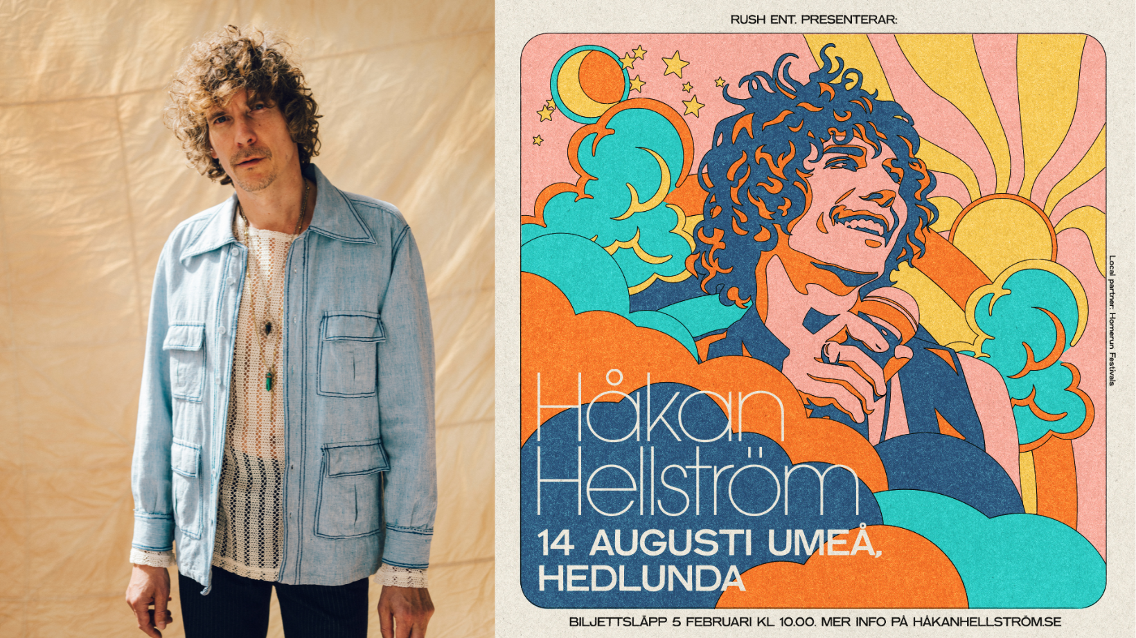 Håkan Hellström to Umeå – big summer concert